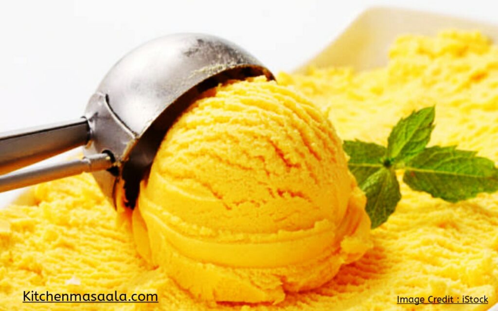 mango ice cream Recipe in Hindi