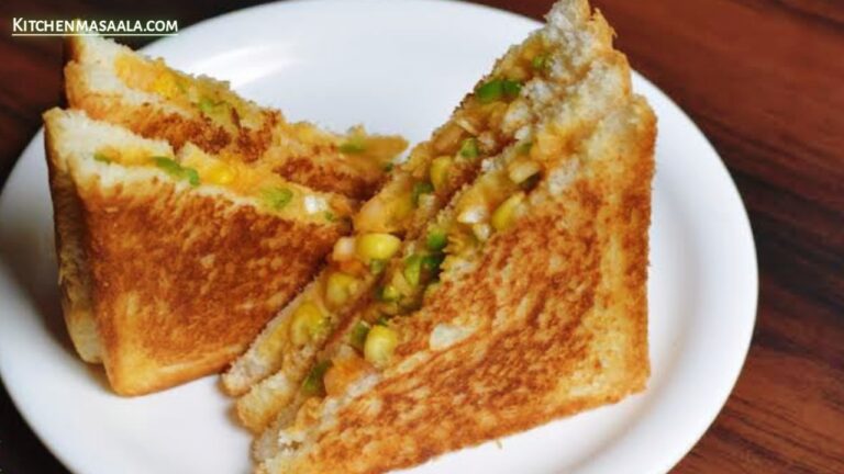 Corn Paneer Toast Recipe in Hindi, Corn Paneer Toast