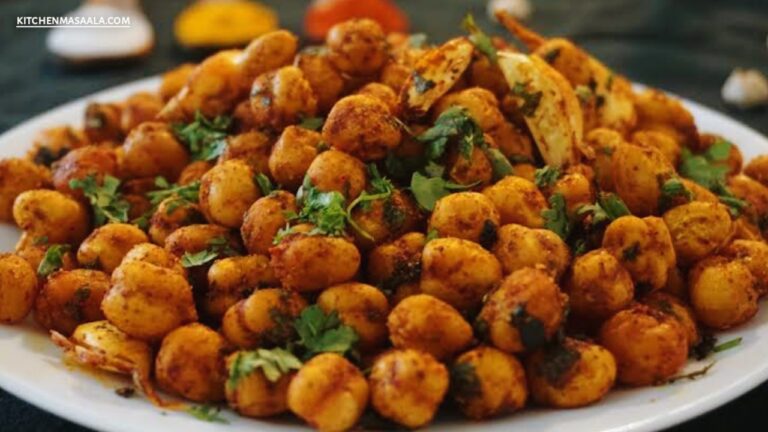 Chana garlic Fry recipe in Hindi, Chana garlic fry
