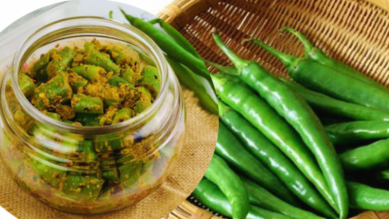 Green Chilli Pickle Recipe, Green Chilli Pickle Recipe in HIndi